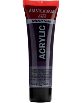 Краска акриловая Amsterdam туба 20мл №568 Сине-фиолетовый устойчивый