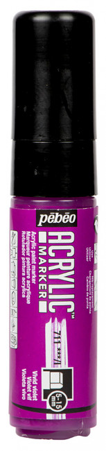Маркер акриловый 5-15 мм, перо плоское, сиреневый, PEBEO/201711 (3) Маркер акриловый 5-15 мм, перо плоское, сиреневый, PEBEO/201711 (3)