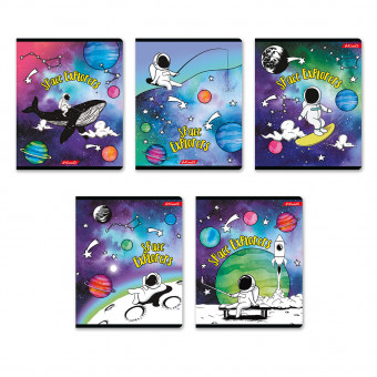 Тетрадь 48 линия "Космос" скрепка, Светоч (10/100)