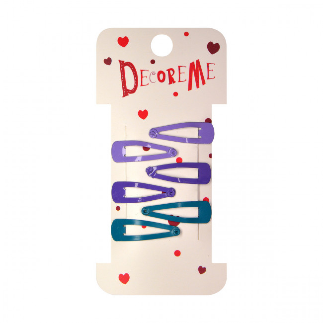 Набор заколок 3см для волос, 6шт, ассорти, BV/2-718/30 (10)