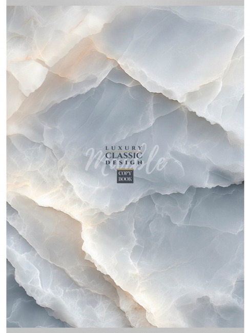 Тетрадь А4 96 клетка "Нежный мрамор-1", скрепка, Profit/96-9007 (5/30)