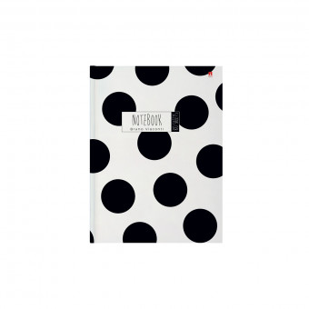 Блокнот-престиж А6 80л клетка "Black&white.new", сшивка, BV/3-80-005/45 (24)