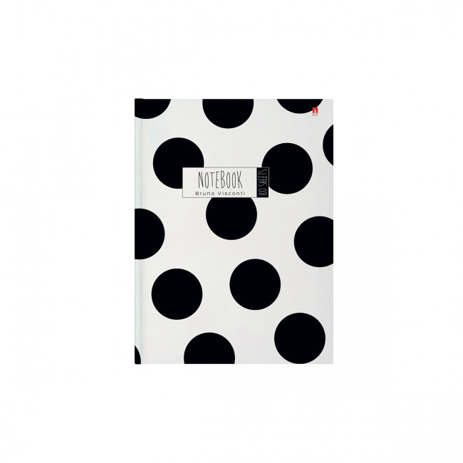 Блокнот-престиж А6 80л клетка "Black&white.new", сшивка, BV/3-80-005/45 (24)