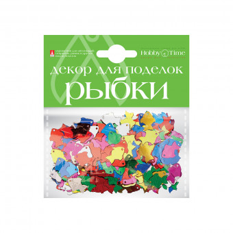 Декоративные элементы "Сказочные рыбки", 4 вида, №15, BV/2-393