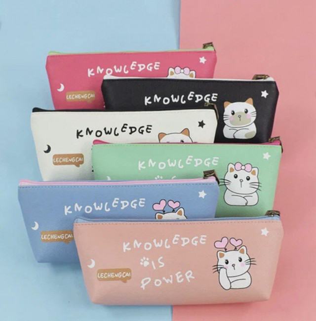 Пенал для канцелярских принадлежностей "Стиль" на 1 отделение, Магистр, цвета ассорти/ TM0182