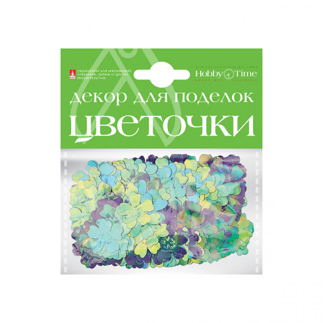 Декоративные элементы "Цветочки большие", 4 вида, №21, BV/2-398