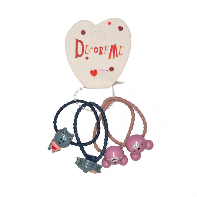 Резинка для волос "Зайки и мышки", BV/2-713/13 (12)