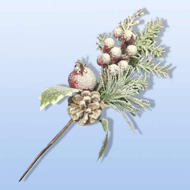 ДЕКОРАТИВНАЯ ВЕТОЧКА, DARLENS, 30 СМ, ПЛАСТИК, DL-DRL06886