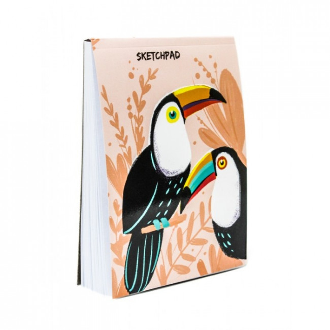 Скетчпад "Туканы". Формат: 205x148x10 мм 80стр, Проф-Пресс