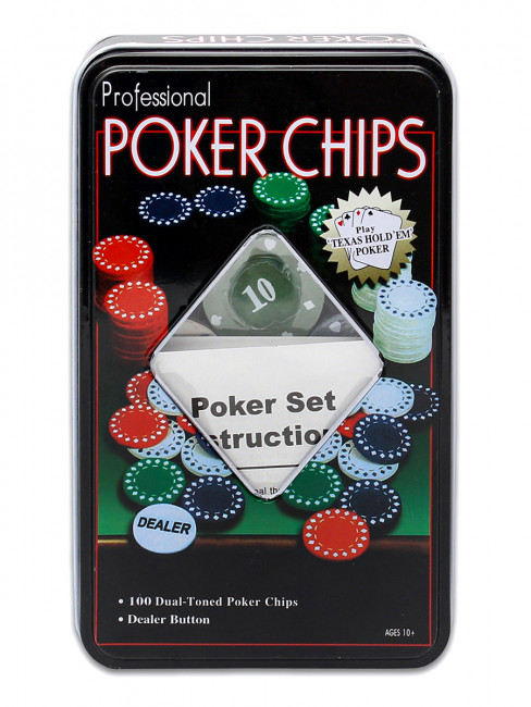 Набор для покера "Poker chips", 100 фишек с номиналом MILAND/ИН-3727 Набор для покера "Poker chips", 100 фишек с номиналом MILAND/ИН-3727