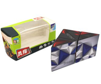 Кубик-Головоломка  WQ-5 "Треугольники" геометрическая раскладушка, грань 5.5см, в к/кор (1/200)