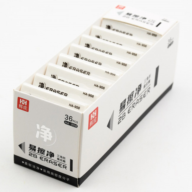 Ластик 2B 60*20мм "Triangle", MAYLOTT/HA958 (36)