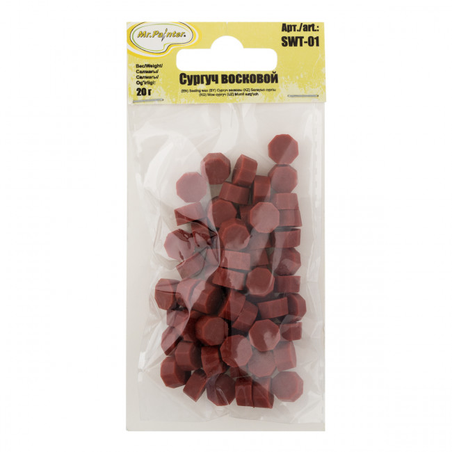 Сургуч 20г восковой. коричневый матовый. Mr.Painter/SWT-01 03 Сургуч 20г восковой. коричневый матовый. Mr.Painter/SWT-01 03