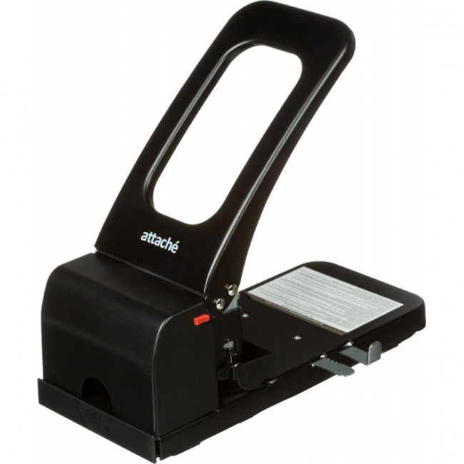 Дырокол мощный Attache Economy до 100 листов, металлический, черный Дырокол мощный Attache Economy до 100 листов, металлический, черный