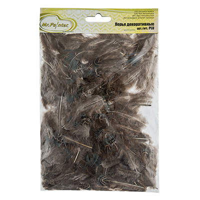 Декоративные перья 2-10см "Перья фазана", 3 г ± 0.5г, натуральный, Mr.Painter/PLU-01 21 Декоративные перья 2-10см "Перья фазана", 3 г ± 0.5г, натуральный, Mr.Painter/PLU-01 21
