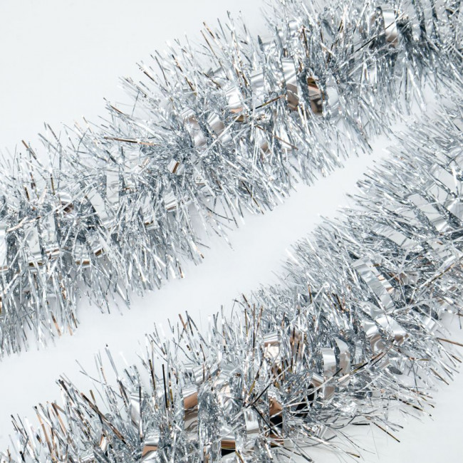 Мишура d 10см 2м, серебро, Микрос/ч47704