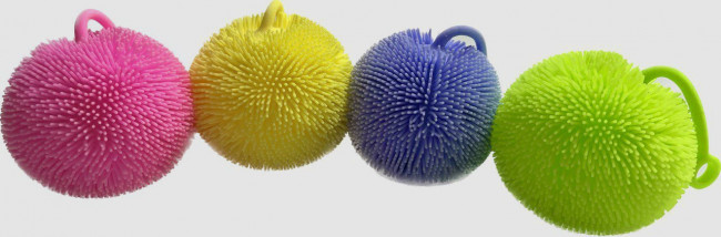 Антистресс светящиеся "Пушистый шар" (12)