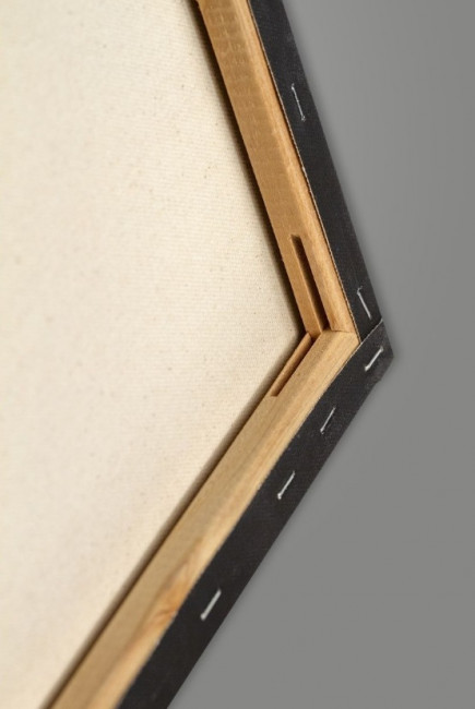 Холст на подрамнике, черный грунт, 100% хлопок 380г/м2 50х70, 25.5070BG