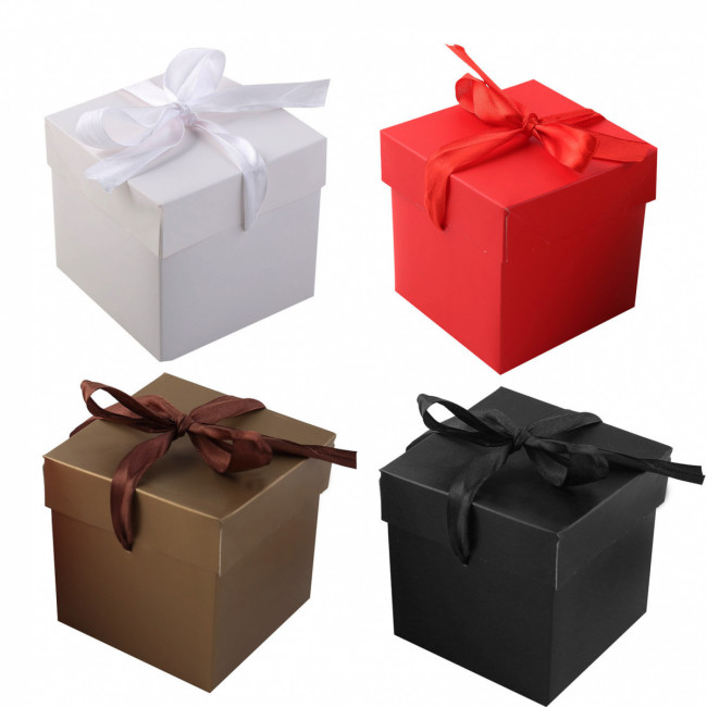 Коробка подарочная 15*15*15 см, ассорти 4 вида, КОКОС/213021