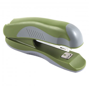 Степлер №10, на 12л "Marandi", пластиковый с каучуковой вставкой, фисташковый, deVENTE/4142201 (12)