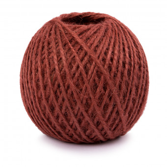 Шпагат джутовый цв. 100% джут 1.1 мм  100 м  109 я, красный, Gamma/ШД6 100м К