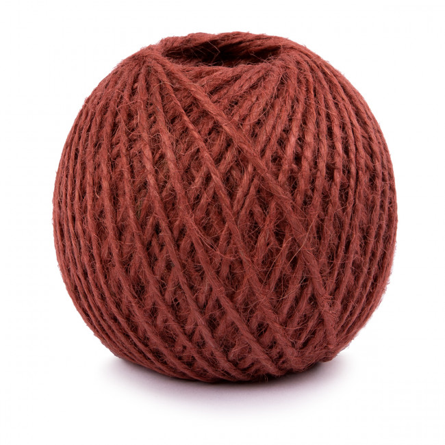 Шпагат джутовый цв. 100% джут 1.1 мм 100 м 109 я, красный, Gamma/ШД6 100м К Шпагат джутовый цв. 100% джут 1.1 мм 100 м 109 я, красный, Gamma/ШД6 100м К