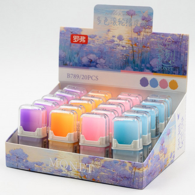 Ластик с роликом мягкий"Monet", MAYLOTT/B789 (20)