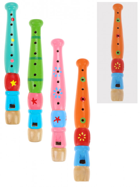 Деревянная игрушка "Дудочка" 20х3 см, Рыжий Кот/И-2541