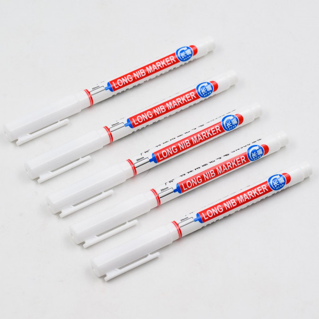 Маркер 1-2мм разметочный перманентный, белый, MAYLOTT/90621 (12)