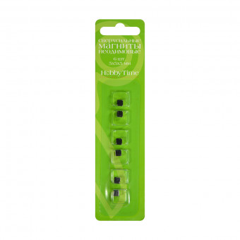 Магниты 5 х 5 х 5мм, сверхсильные, неодимовые, прямоугольник, 6шт, BV/2-498/22