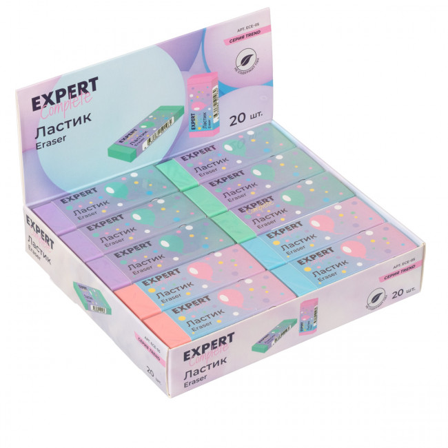 Ластик, ассорти из 4 цветов, Trend Pastel Expert Complete/ECE-05 (20)