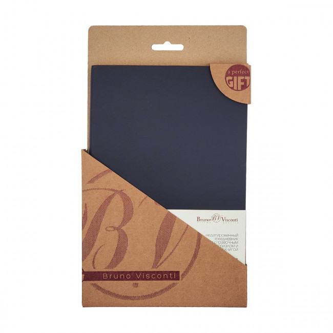 Ежедневник А5 136л недатированный "Megapolis flex", темно-синий, BV/3-531/16-1