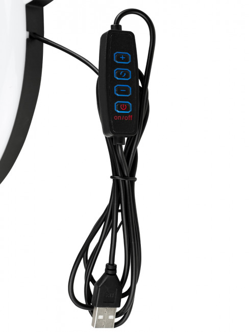 Кольцевая лампа 70-210 см, d 33см с Bluetoooth пультом, 3 режима света, 21 Вт, USB, MILAND/ЛМК-5112 Кольцевая лампа 70-210 см, d 33см с Bluetoooth пультом, 3 режима света, 21 Вт, USB, MILAND/ЛМК-5112