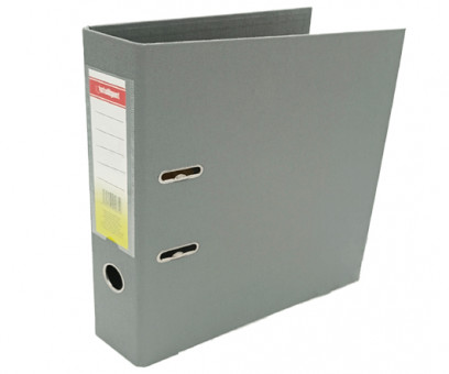 Регистратор 8,0 см. PVC   INTELLIGENT DA-64 Серый (2/10/50)