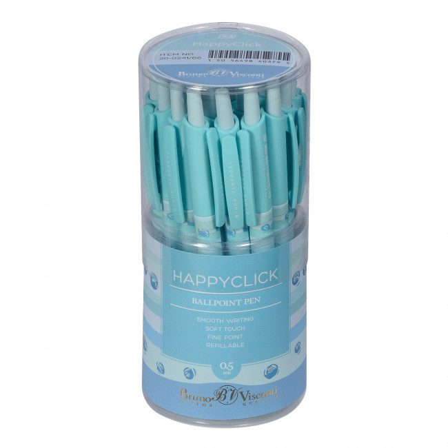 РУЧКА "HappyClick. Ягодные тортики. Смородина" ШАРИКОВАЯ 0.5 ММ, СИНЯЯ 20-0241/66