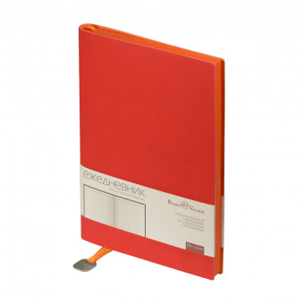 Ежедневник А5 136л недатированный "Mercury", красный, BV/3-435/09 (20)