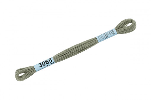 Нитки для вышивания "Gamma"    мулине  ( 0820-3070 )  100% хлопок     8 м №3065 оливковый