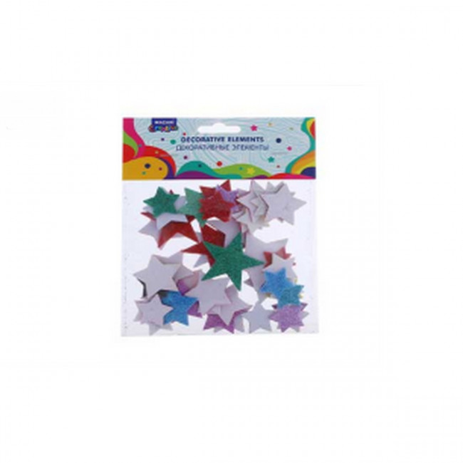 Декоративные элементы "Star" из EVA на клеевом слое, Mazari/M-20118 (12)