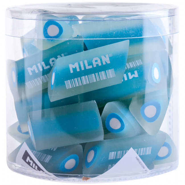 Ластик "F30", треугольный в сечении, прозрачный пластик, 51*25*25мм (MILAN) (Испания)