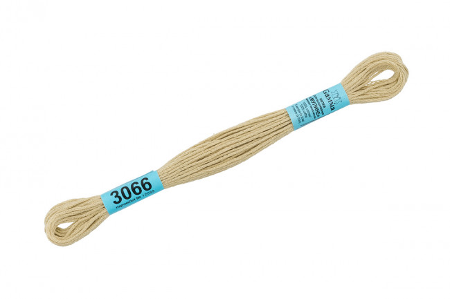 Нитки для вышивания "Gamma"    мулине  ( 0820-3070 )  100% хлопок     8 м №3066 св.оливковый