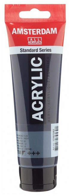 Краска акриловая Amsterdam туба 20мл №708 Серый Пейна