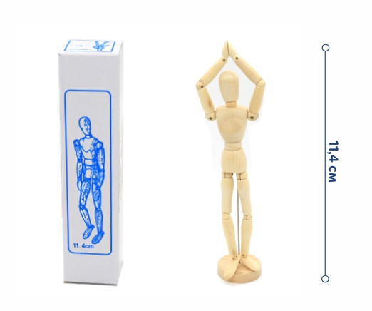 Манекен CZ-266/CR-65 "Человек" 11,4см, художественный, из дерева, в к/кор (1/300) Манекен CZ-266/CR-65 "Человек" 11,4см, художественный, из дерева, в к/кор (1/300)