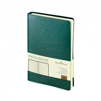 Ежедневник А5 136л недатированный "Milano", зеленый, BV/3-415/07 (20)