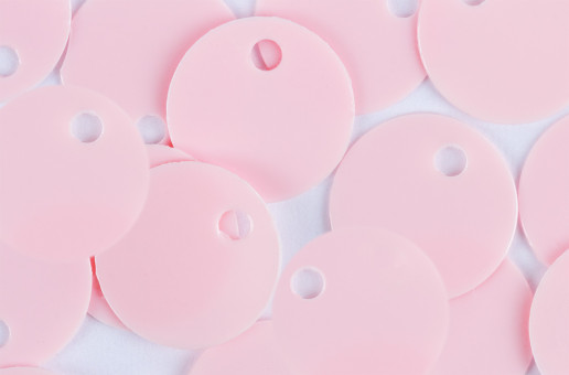 Пайетки 8мм 10г россыпью, бл. персиковый. Zlatka/ZF-11/1  №61