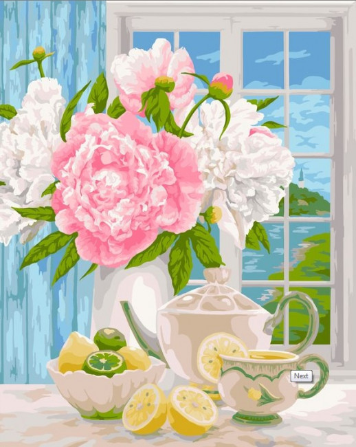 Набор для творчества "Рисование по номерам". B097 Лимонное настроение 40*50