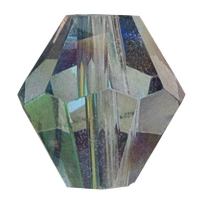 Бусина 4 х 4мм стеклянная, №36 серо-синий, 34шт, Zlatka/GBA-01 №36