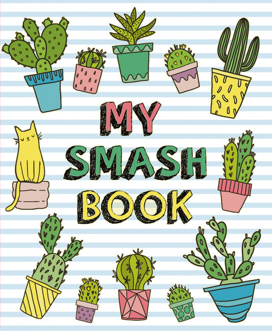 Блокнот- смэшбук "MY SMASHBOOK". 160стр, Проф-Пресс