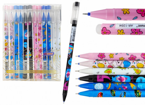 РУЧКА ГЕЛЕВАЯ ПИШИ-СТИРАЙ "ASMAR", ЦВЕТ-СИНИЙ, "АССОРТИ"