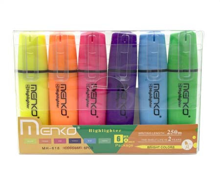 Маркер выделитель CM-37 набор 6 шт "Неоновые" 1-5мм, скошенный, прямоугольный корпус, в упаковке ПВХ MH-618 (1/12/144) Маркер выделитель CM-37 набор 6 шт "Неоновые" 1-5мм, скошенный, прямоугольный корпус, в упаковке ПВХ MH-618 (1/12/144)