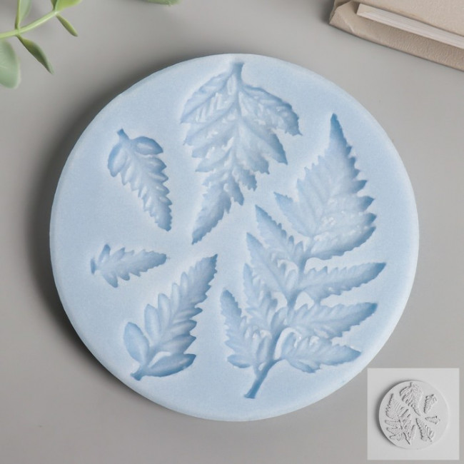 Молд "Листья травинки" от 1х2 см до 3,7х7 см МИКС 7379194